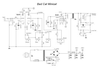 Badcat Minicat schematic circuit diagram