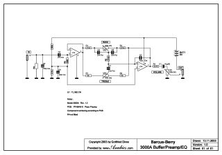 Barcus 3000A schematic circuit diagram