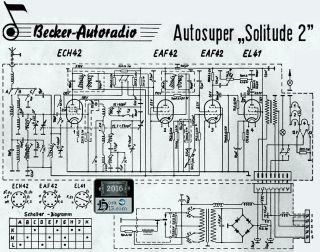 Becker Solitude schematic circuit diagram