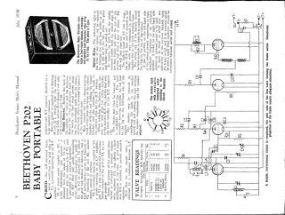 Beethoven P202 schematic circuit diagram