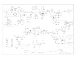 Behringer GMX212 schematic circuit diagram