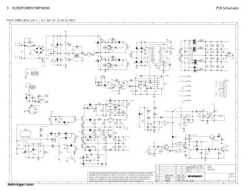 Behringer PUS18 schematic circuit diagram
