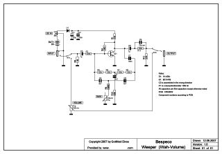 Bespeco Weeper schematic circuit diagram