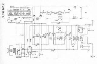 Blaupunkt 3GW147K schematic circuit diagram