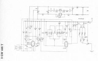 Blaupunkt 3GW448T schematic circuit diagram