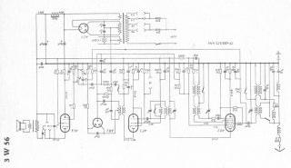 Blaupunkt 3W56 schematic circuit diagram