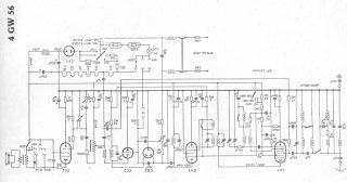 Blaupunkt 4GW56 schematic circuit diagram