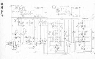 Blaupunkt 4GW646K schematic circuit diagram