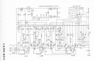 Blaupunkt 4GW646R1 schematic circuit diagram