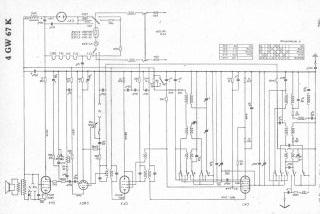 Blaupunkt 4GW67K schematic circuit diagram