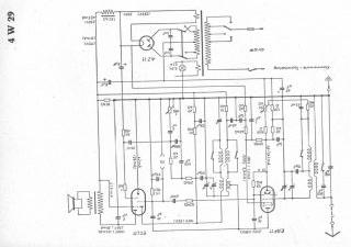 Blaupunkt 4W29 schematic circuit diagram