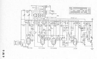 Blaupunkt 4W6 schematic circuit diagram