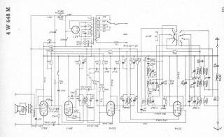Blaupunkt 4W648M schematic circuit diagram