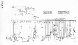 Blaupunkt 4W65 schematic circuit diagram