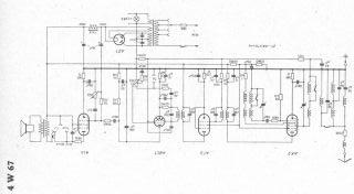 Blaupunkt 4W67 schematic circuit diagram