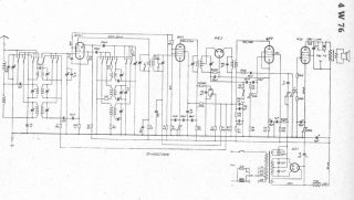 Blaupunkt 4W76 schematic circuit diagram