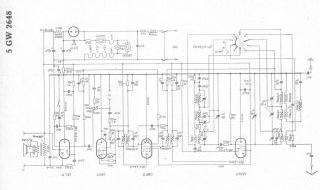 Blaupunkt 5GW2648 schematic circuit diagram