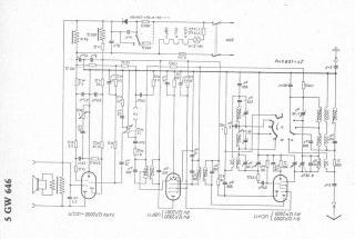 Blaupunkt 5GW646 schematic circuit diagram