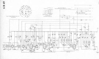 Blaupunkt 6B69 schematic circuit diagram