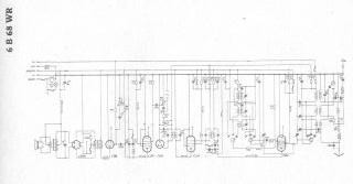 Blaupunkt 6W68WR schematic circuit diagram
