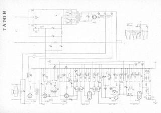 Blaupunkt 7A741H schematic circuit diagram