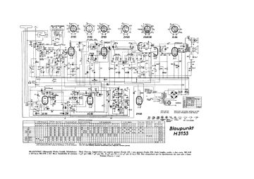 Blaupunkt H3153 schematic circuit diagram