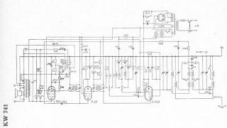 Blaupunkt KW741 schematic circuit diagram