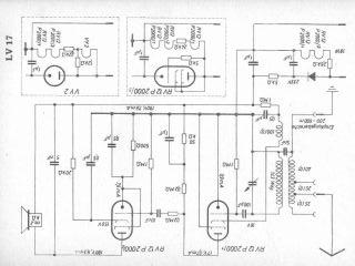 Blaupunkt LV17 schematic circuit diagram
