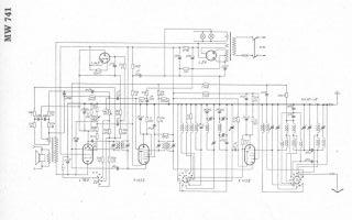 Blaupunkt MW741 schematic circuit diagram