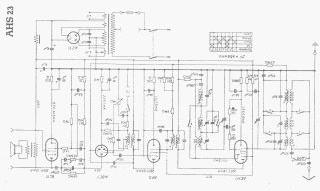 Blohm AHS23 schematic circuit diagram