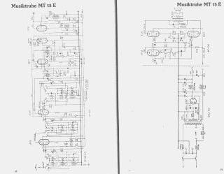Blohm Musiktruhe schematic circuit diagram