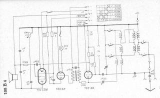 Brandt 108B4 schematic circuit diagram