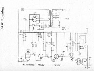 Brandt 94W schematic circuit diagram