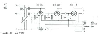 Brandt B3 schematic circuit diagram