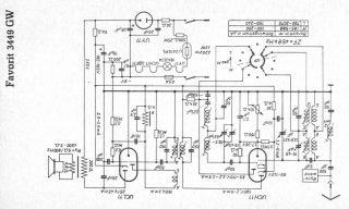 Brandt Favorit schematic circuit diagram