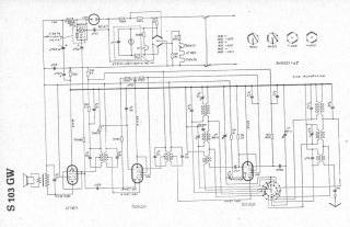 Brandt S103GW schematic circuit diagram