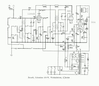 Brandt 170w schematic circuit diagram