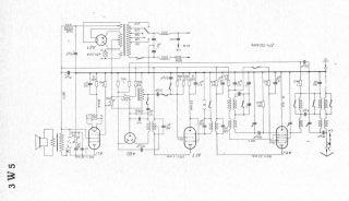 Braun 3W5 schematic circuit diagram