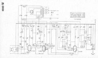 Braun 4640W schematic circuit diagram