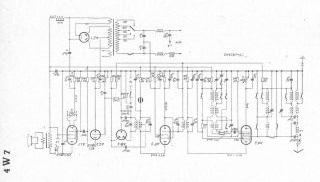 Braun 4W7 schematic circuit diagram