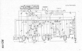 Braun 637GW schematic circuit diagram