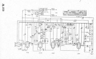 Braun 637W schematic circuit diagram