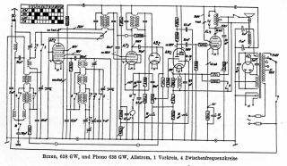 Braun 638GW schematic circuit diagram