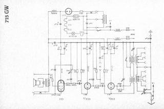 Braun 715GW schematic circuit diagram