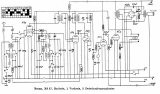 Braun BS37 schematic circuit diagram