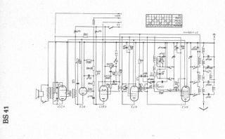 Braun BS41 schematic circuit diagram