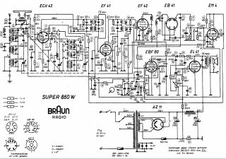 Braun 860W schematic circuit diagram
