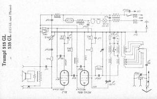 Braun 535GL schematic circuit diagram