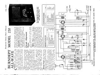 Burndept 270 schematic circuit diagram
