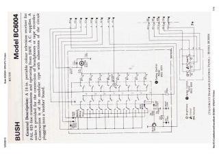 Bush BC6004 schematic circuit diagram